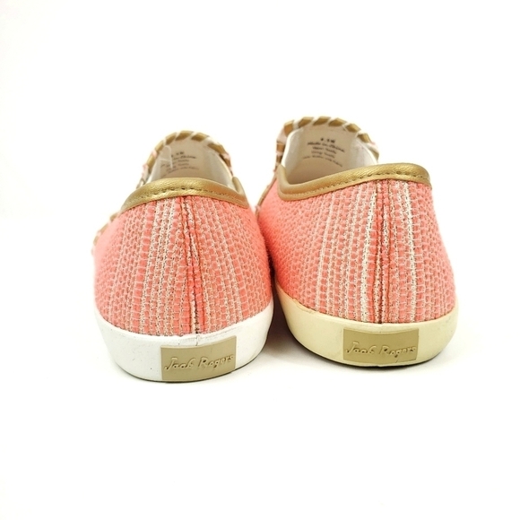 Jack Rogers  coral/orange and gold slipons sz 8.5 - Picture 7 of 7